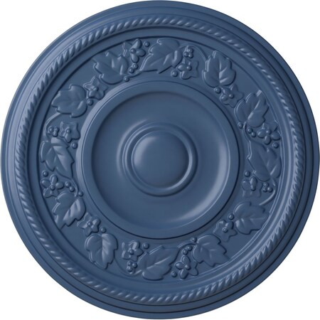 Tyrone Ceiling Medallion (Fits Canopies Up To 6 3/4), Hand-Painted Americana, 16 1/8OD X 3/4P